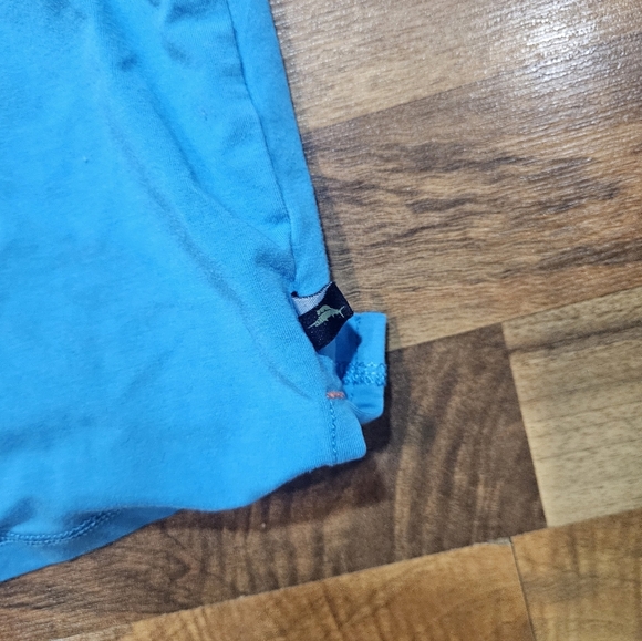 Tommy Bahama Mens XXL IslandZone Blue Polo Shirt Blue Marlin  Polyester Blend - Picture 4 of 7